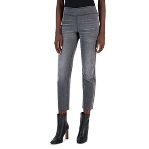 INC International Concepts Womens Pull On Straight Leg Jeans